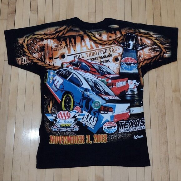 Chase Authentics Nascar No Limits 2013 AAA Texas Speedway All Over Print T Shirt - Picture 5 of 7